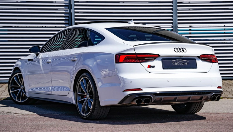 Audi S5 cena 164900 przebieg: 105873, rok produkcji 2017 z Ostrzeszów małe 704
